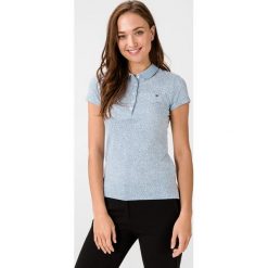 Tommy Hilfiger Chiara Polo Koszulka Niebieski. Niebieskie koszulki damskie TOMMY HILFIGER, s, bez wzorów, z elastanu, polo. Za 428,95 zł.