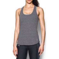 Topy sportowe damskie: Under Armour Koszulka damska Threadborne Run Mesh Tank szara r. L (1294520-091)