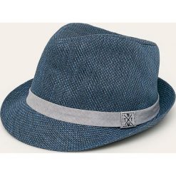 Tom Tailor Denim - Kapelusz. Niebieskie kapelusze męskie TOM TAILOR DENIM, bez wzorów, z denimu. W wyprzedaży za 49,90 zł.