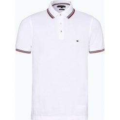 Tommy Hilfiger - Męska koszulka polo, biały. Białe koszulki męskie TOMMY HILFIGER, xxl, w paski, bez rękawów. Za 359,95 zł.