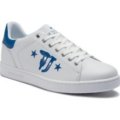 Sneakersy TRUSSARDI JEANS - 77A00173 U280. Białe sneakersy męskie Trussardi Jeans, na co dzień, bez wzorów, z jeansu, klasyczne, bez zapięcia. Za 429,00 zł.