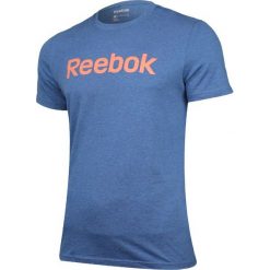 Koszulki sportowe męskie: Reebok Koszulka męska EL Logo niebieskie r. S (B85918)