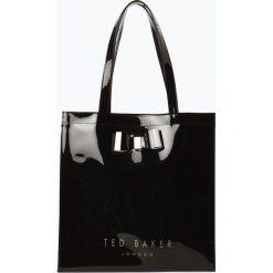 Ted Baker - Damska torba shopper, czarny. Czarne torby damskie na zakupy Ted Baker, bez wzorów, ze skóry, eleganckie, z kokardką. Za 229,95 zł.