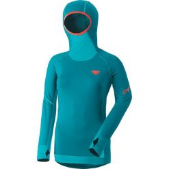 Bluza do biegania damska DYNAFIT ALPINE W L/S TEE / 08-0000071129-8731 - czarno-szary. Szare bluzy damskie marki Dynafit, s, bez wzorów, z nylonu, bez rękawów, bez kaptura. Za 399,00 zł.