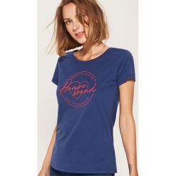 T-shirt Granatowy. Niebieskie t-shirty damskie House, s. Za 29,99 zł.