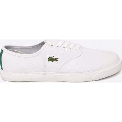 Lacoste - Tenisówki. Szare tenisówki damskie Lacoste, z gumy. W wyprzedaży za 179,91 zł.