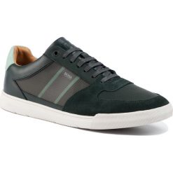 Sneakersy BOSS - Cosmopool 50417937 10214585 01 Dark Green 302. Zielone półbuty damskie Boss, z zamszu. Za 749,00 zł.