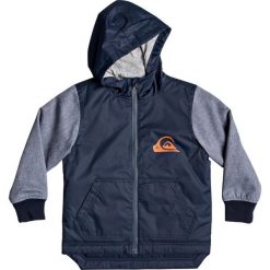 Quiksilver kurtka chłopięca Monks of Doom 122 niebieska. Niebieskie kurtki chłopięce Quiksilver, bez wzorów, sportowe. Za 259,00 zł.