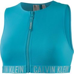 Biustonosz bikini w kolorze turkusowym. Niebieskie stroje kąpielowe dwuczęściowe damskie Najlepsze stroje na plażę, z materiału. W wyprzedaży za 112,95 zł.