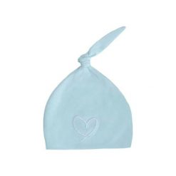 Czapka w kolorze niebieskim. Niebieskie czapeczki niemowlęce Effiki, bez wzorów, z bawełny. W wyprzedaży za 34,95 zł.