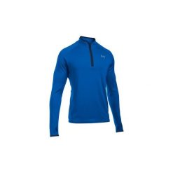 Bluzy Under Armour NoBreaks 1/4 Zip-UBL 1285037-907. Niebieskie bluzy męskie Under Armour, s, bez wzorów, bez kołnierzyka, bez rękawów, bez kaptura. Za 199,99 zł.
