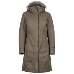 Marmot Wm's Chelsea Coat Deep Olive M. Zielone kamizelki damskie marki Marmot, na zimę, s, bez wzorów, z puchu, sportowe, bez kaptura. W wyprzedaży za 899,00 zł.