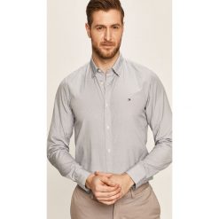Tommy Hilfiger - Koszula. Niebieskie koszule męskie TOMMY HILFIGER, s, bez wzorów, z bawełny, klasyczne, z klasycznym kołnierzykiem, z długim rękawem. W wyprzedaży za 249,90 zł.