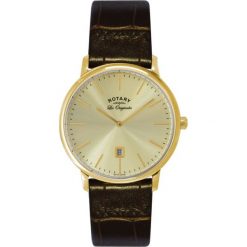 RABAT ZEGAREK ROTARY Kensington GS90052/03. Żółte zegarki męskie marki ROTARY, ze stali. W wyprzedaży za 899,00 zł.