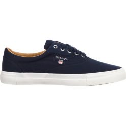 Gant Hero Tenisówki Niebieski. Niebieskie trampki męskie GANT, bez wzorów, ze skóry, bez zapięcia. Za 354,95 zł.