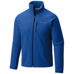 Columbia Bluza Męska Fast Trek Ii Full Zip Fleece Azul Collegiat Xl. Niebieskie bluzy męskie rozpinane Columbia, m, z kapturem. Za 195,00 zł.