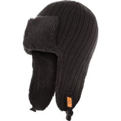 Czapka męska uszatka z polarem Brodrene CZ3 czarna - Czarny. Czarne czapki męskie Brødrene, na zimę, z dzianiny, eleganckie. Za 42,39 zł.