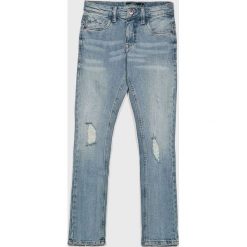 Lmtd - Jeansy dziecięce 140-176 cm. Niebieskie spodnie chłopięce marki LMTD, bez wzorów, z elastanu. W wyprzedaży za 79,90 zł.