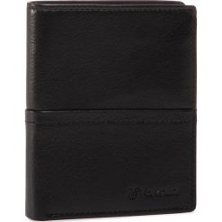 Duży Portfel Męski VALENTINI - 154-115-1 Black/F.Red. Czarne portfele męskie Valentini, bez wzorów, ze skóry. W wyprzedaży za 139,00 zł.