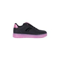 Buty Dziecko Geox J KOMMODOR. Czarne trampki dziewczęce marki Geox, bez wzorów, bez zapięcia. Za 154,61 zł.