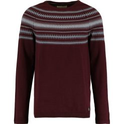 Swetry klasyczne męskie: TOM TAILOR DENIM JAQUARD RAGLAN CREWNECK Sweter gipsy purple