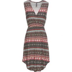Sukienka bonprix czarny - etno. Czarne sukienki damskie bonprix, bez wzorów, etno, z dekoltem w serek, bez rękawów. Za 84,99 zł.