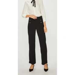 Answear - Spodnie. Czarne spodnie damskie ANSWEAR, s, bez wzorów, z poliesteru, eleganckie. W wyprzedaży za 89,90 zł.
