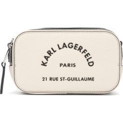 Karl Lagerfeld Cross body bag Beżowy. Brązowe torebki klasyczne damskie KARL LAGERFELD, w paski, ze skóry, bez dodatków. Za 988,95 zł.