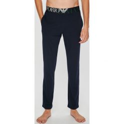 Emporio Armani - Spodnie piżamowe. Niebieskie piżamy męskie marki Emporio Armani, m, z elastanu. W wyprzedaży za 179,90 zł.