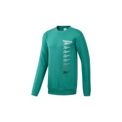 Bluzy Reebok Classic Bluza Classics Vector Crew. Zielone bluzy męskie Reebok Classic, s, bez wzorów, bez kołnierzyka, bez rękawów, bez kaptura. Za 229,00 zł.