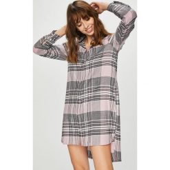 Dkny - Koszula nocna. Szare piżamy damskie marki DKNY, s, bez wzorów, z poliesteru, z długim rękawem. W wyprzedaży za 249,90 zł.
