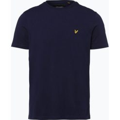 Lyle & Scott - T-shirt męski, niebieski. Niebieskie t-shirty męskie Lyle & Scott, m, z aplikacjami. Za 129,95 zł.
