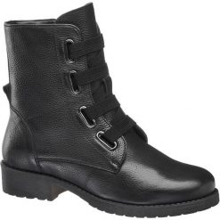 Botki damskie 5th Avenue czarne. Czarne botki damskie na zamek marki 5th Avenue, z materiału, na zamek. Za 239,90 zł.