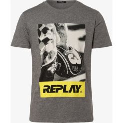 Replay - T-shirt męski, szary. Szare t-shirty męskie Replay, s, z nadrukiem, bez kołnierzyka. Za 119,95 zł.