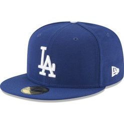 New Era LA Dodgers Czapka z daszkiem Niebieski. Niebieskie czapki męskie New Era, bez wzorów, z poliesteru. Za 163,95 zł.