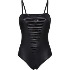 Body ze stringami "ouvert" bonprix czarny. Czarne bluzki body bonprix. Za 49,99 zł.