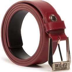 Pasek Damski VERSACE JEANS COUTURE - D8VUBF06 71322 500. Czerwone paski damskie Versace Jeans Couture, w paski, z jeansu. W wyprzedaży za 359,00 zł.