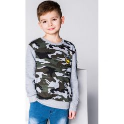 Bluzy chłopięce: BLUZA DZIECIĘCA BEZ KAPTURA KB010 – SZARA