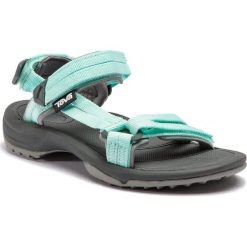 Sandały TEVA - Terra Fi Lite 1001474 Fair Aqua. Zielone klapki damskie Teva, bez wzorów, z tworzywa sztucznego, bez obcasa. W wyprzedaży za 269,00 zł.