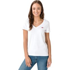 Levi's Perfect Koszulka Biały. Białe koszulki damskie Levi's®, s, z haftami, z bawełny, bez kołnierzyka. Za 102,95 zł.