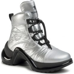 Sneakersy TOGOSHI - TG-16-03-000135 610. Szare półbuty damskie Togoshi, ze skóry ekologicznej. Za 539,00 zł.