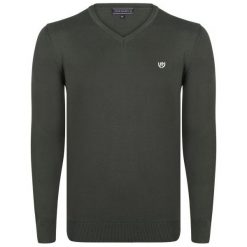 Felix Hardy Sweter Męski Xxl Khaki. Brązowe swetry męskie Felix Hardy, xxl, bez wzorów, bez kołnierzyka, bez kaptura. W wyprzedaży za 159,00 zł.
