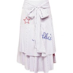 Spódniczki: The Editor STRIPE SKIRT Spódnica trapezowa white
