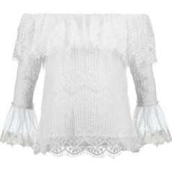 Bluzki asymetryczne: Navy London MYLA Bluzka white