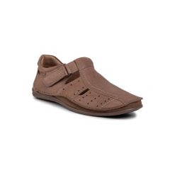Lasocki for men MI08-C475-474-19. Pomarańczowe półbuty męskie Lasocki For Men, bez wzorów, ze skóry, bez zapięcia. Za 179,99 zł.