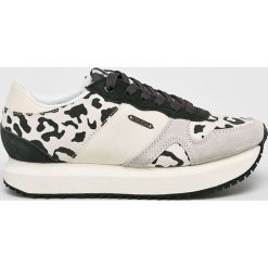 Pepe Jeans - Buty Zion Curious. Brązowe buty sportowe damskie Pepe Jeans, bez wzorów, z jeansu, sportowe. W wyprzedaży za 199,90 zł.