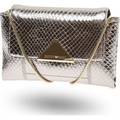 TOREBKA EMPORIO ARMANI. Szare torebki worki damskie Emporio Armani, w paski, ze skóry, na ramię, małe, bez dodatków. Za 912,45 zł.