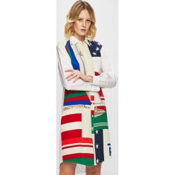 Polo Ralph Lauren - Sukienka. Sukienki damskie Polo Ralph Lauren, na co dzień, s, bez wzorów, z bawełny, casualowe, polo, z długim rękawem, długie, mini, proste. W wyprzedaży za 999,90 zł.
