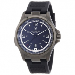 Zegarek "241596" w kolorze czarnym. Czarne zegarki męskie marki Victorinox, ze stali. W wyprzedaży za 1999,95 zł.
