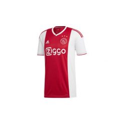 T-shirty z krótkim rękawem adidas Koszulka podstawowa Ajax Amsterdam. Czerwone koszulki męskie Adidas, s, bez wzorów, bez kołnierzyka, krótkie. Za 379,00 zł.